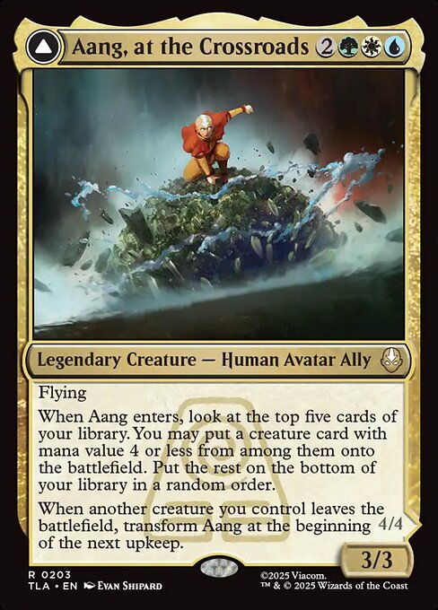 Aang, at the Crossroads card image