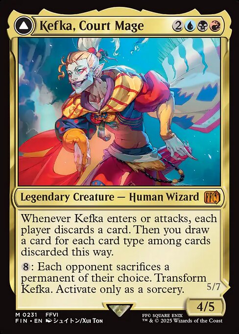 Kefka, Court Mage card image