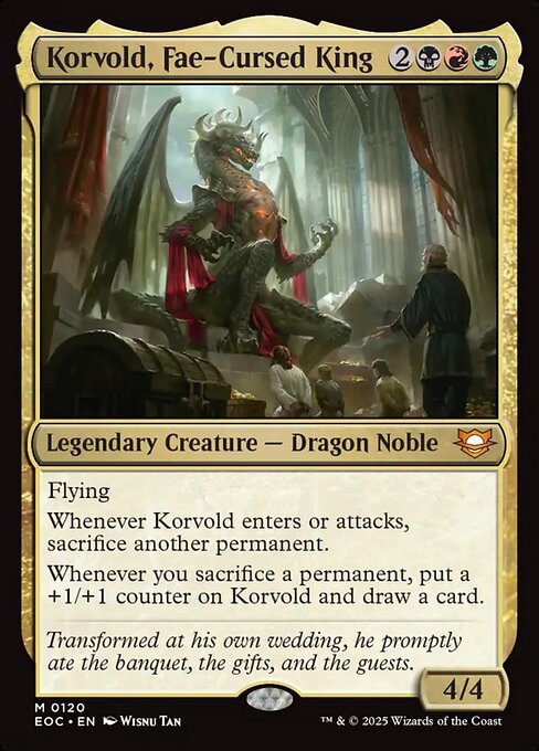 Korvold, Fae-Cursed King card image