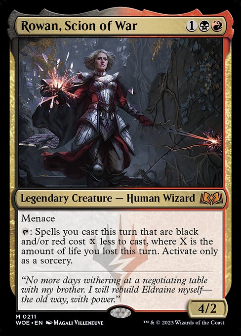 Rowan, Scion of War card image