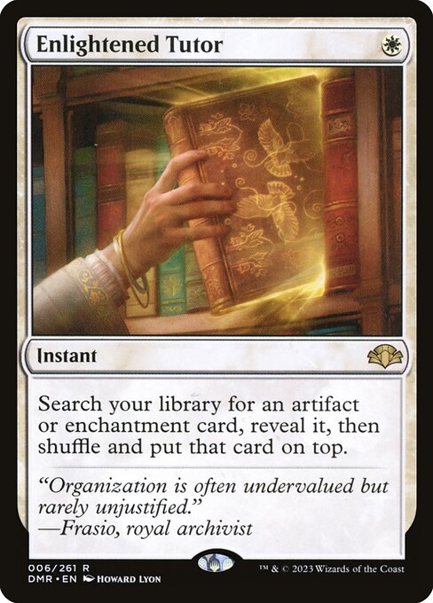 Foil Enlightened Tutor card